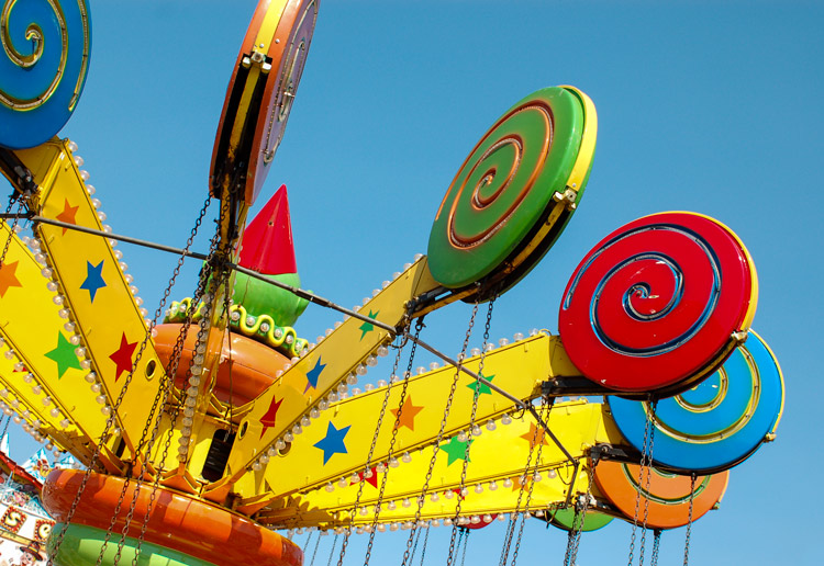 one of the rides in the kidland part of the CNE midway